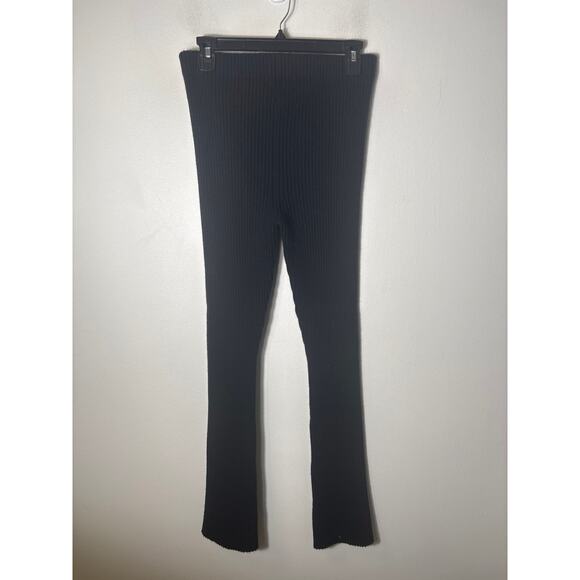 NWT Lisa Yang Black Ribbed Sima Leggings Sz 1 - Picture 3 of 3